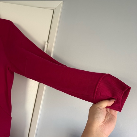 Lululemon Scuba Oversized Funnel-Neck Half Zip Long Berry Rumble - M/L - Picture 7 of 15